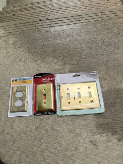 14  Brass Wall Plate Covers Complete, View more