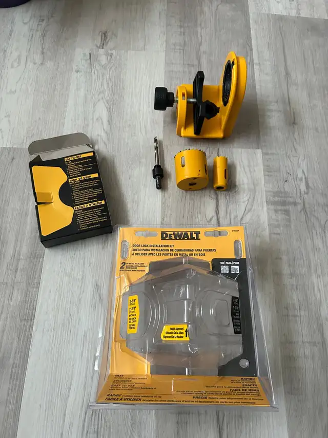 DEWALT DOOR LOCK INSTALLATION KIT in Other in Longueuil / South Shore - Image 4