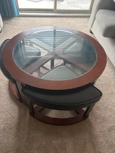 wooden coffee table, View more