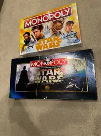 2x Star Wars Monopoly games