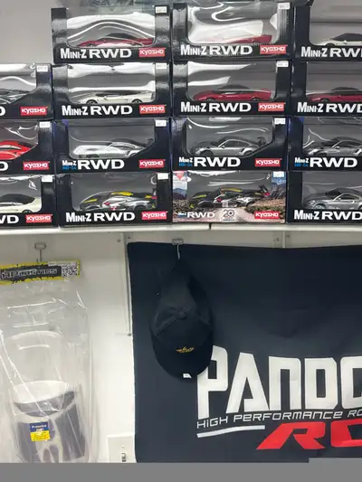 We carry a full line of Kyosho Mini-Z 1:24 Scale R/C Cars & Parts. We also have an indoor Mini-Z Tra...
