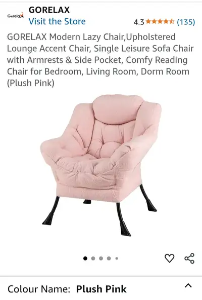 Plush ottoman chair, View more