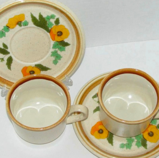Mikasa The Flowers that Bloom in Spring Cup and Saucer X2 in Arts & Collectibles in North Bay