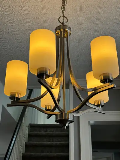 Chandelier 5 new Dimming LED bulbs Ceiling Light Fixture, View more