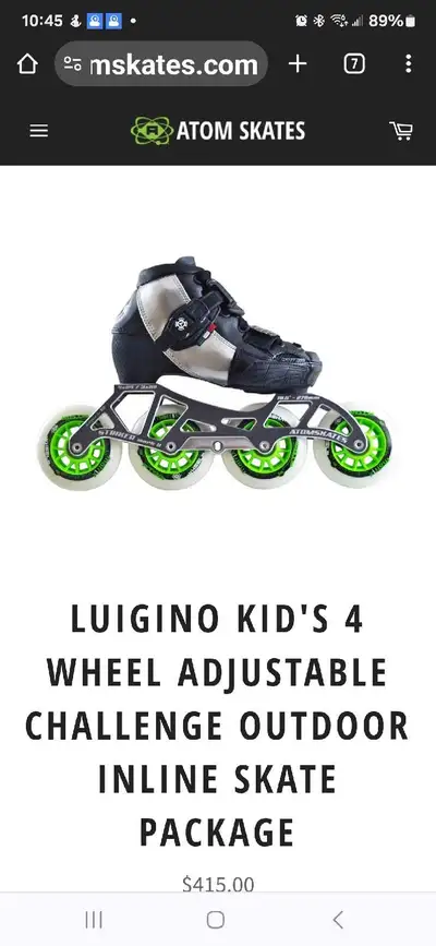 Luigino Challenge speed skate roller blade, View more