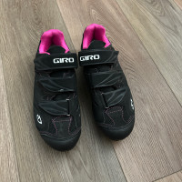 Giro cycling spin shoes - spd cleats single release, size 7.5 39