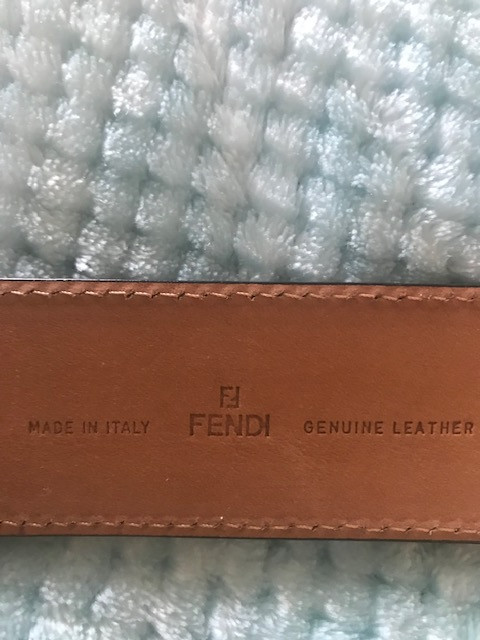 FENDI Designer Genuine Leather Women Belt Up to 34 Inch Waist in Women's - Other in Strathcona County - Image 3