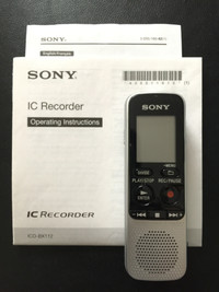 Sony IC Digital Recorder ICD-BX112