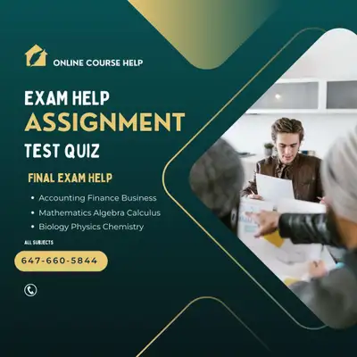 Accounting Exam Help Finance Exam Help Mathematics Exam Help Algebra Exam Help Calculus Exam Help Bu...