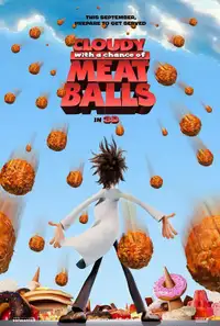 "Cloudy With a Chance of Meatballs" movie poster
