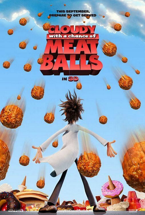 "Cloudy With a Chance of Meatballs" movie poster in Arts & Collectibles in Calgary