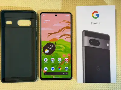 Google Pixel 7 128GB 5G/6.3"/Obsidian/Like New/Case & Screen Pro, View more