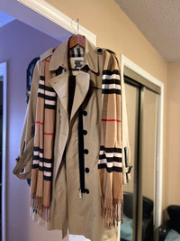 Burberry coat size 12 