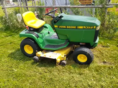 John deere riding mower, View more