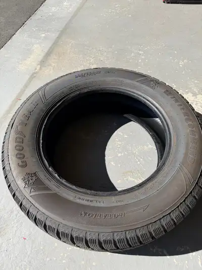 Set of 4 Goodyear WinterCommand winter tires for sale. * Size: 225/65R17 102T * Excellent tread rema...