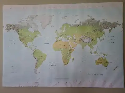 Giant World Wall Map, View more