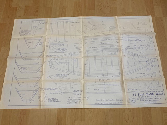 Full Size Plans and Building instructions for a Grand Bank Dory in Hobbies & Crafts in Cole Harbour - Image 2
