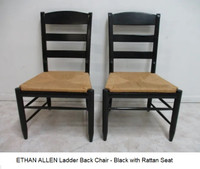Ethan Allen Ladder Back Chairs for sale