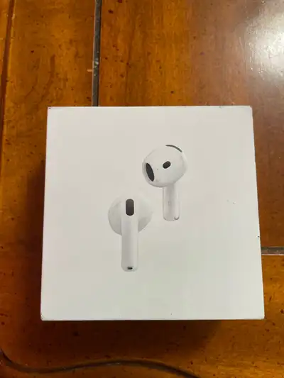 Selling my Apple Airpods 4, offering active noise cancellation and great sound. Brand new in sealed...