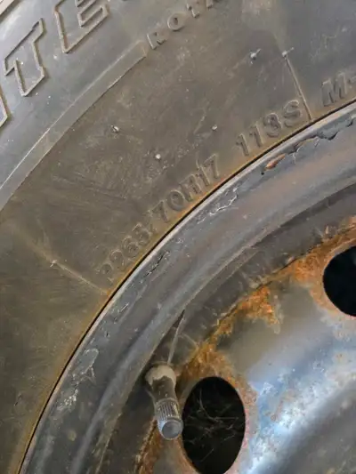 I'm selling a set of four winter tires, perfect for your Ford F150! See pictures for size lots of tr...