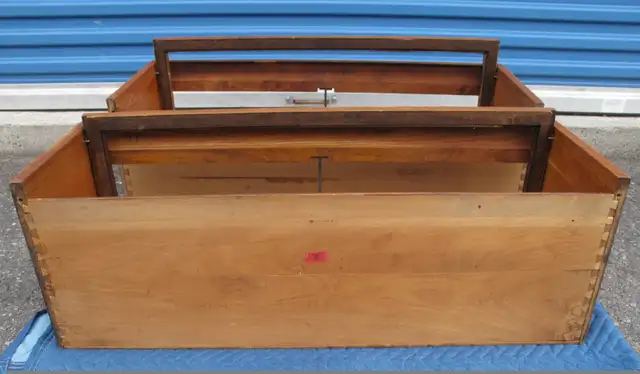 Macey Mission oak barrister bookcase 5 tier 7 part c1920s 2 tone in Bookcases & Shelving Units in Ottawa - Image 9