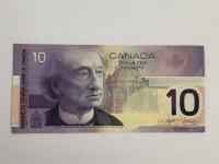 10 dollars bank note 2001 Canada CAD