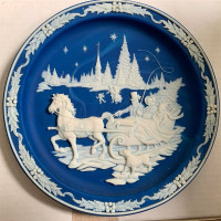 Vintage Collectable Plate "Home with the Tree"