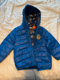 Paw patrol kids Fall or mild winter puffer jacket size 5T