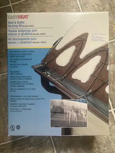 Roof and Gutter De-icing cable - New in box, View more