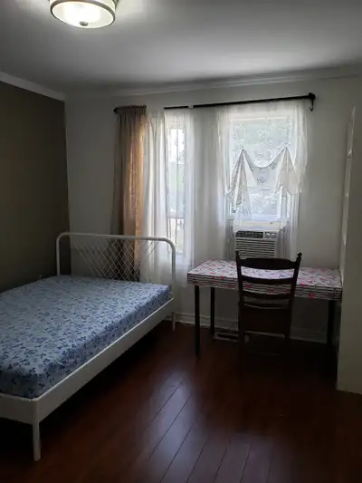 One private room is available on the second floor. Furnished. Two persons share one bathroom. Shared...