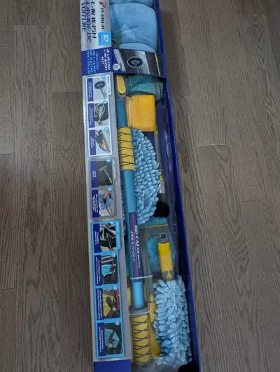 Finally get started on that spring car cleaning with this brand new, 12-piece car wash kit! (..or pe...