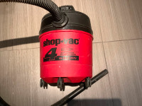 Shop vac 4 gallon wet, and dry