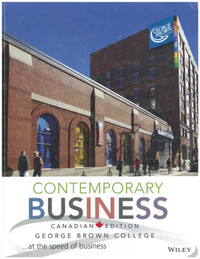 Contemporary Business Canadian Edition 9781118983768