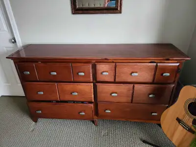 Solid wood dresser, View more
