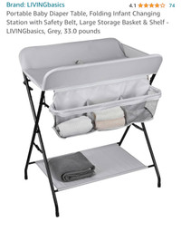 Foldable portable baby Daiper changing station