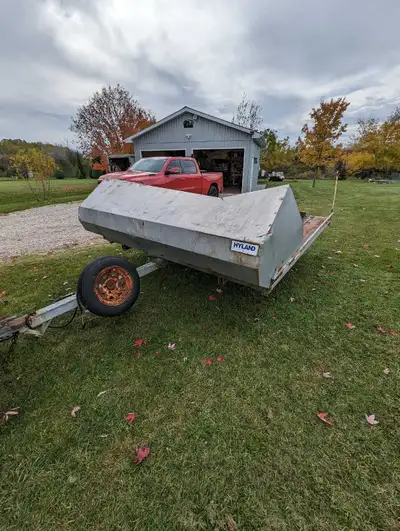 Snowmobile trailer project trailer