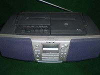 Sony and Coby CD/Radio/Cassette Boombox with Remote