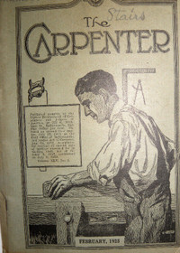 The Carpenter 1920's Rare Illustrated Magazines