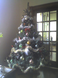Used 6' artificial Christmas tree