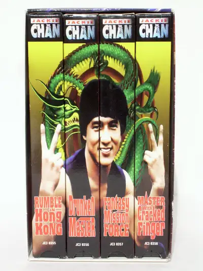 Jackie Chan 4 VHS Box Set Collection, View more