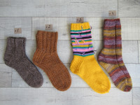Handmade Knitted Socks Fits women size 9 (M)