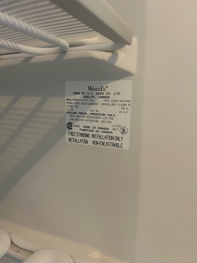 Freezer fridge in Freezers in Edmonton - Image 4