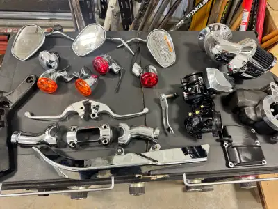 Chrome take off parts from new 2024 breakout 3 mirrors…. No idea where the third came from, they mul...