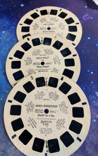 WOODY WOODPECKER ANDY PANDA CHILLY WILLY B510 Viewmaster 3 reels