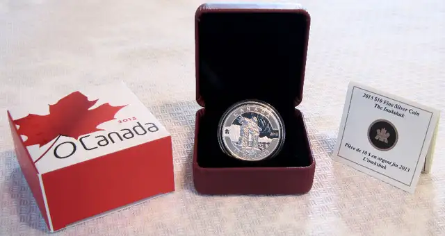Inukshuk (2013) O Canada Series 1/2 oz Pure Silver Proof Coin in Arts & Collectibles in Kelowna - Image 4