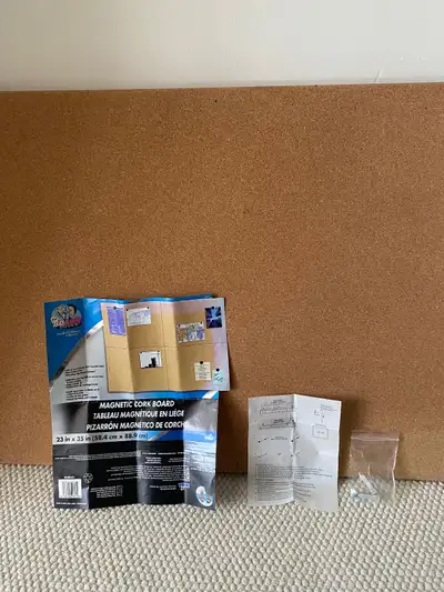 Magnetic Cork Board - Size 23in X 35in, View more