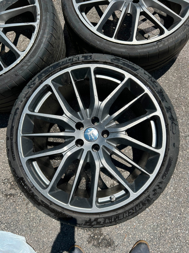 Maserati 245/35/21 285/30/21 Michelin pilot super sports in Tires & Rims in Markham / York Region - Image 2