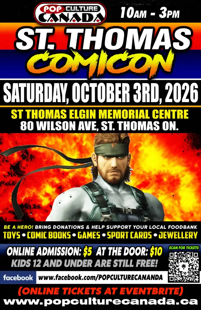 ST. THOMAS COMICON : OCTOBER 3RD 2026 : COMIC CON