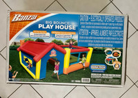 Brand New***Banzai***2-in-1 Inflatable Bouncy Play House Castle