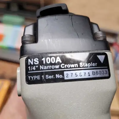 Narrow crown stapler (18 guage), View more
